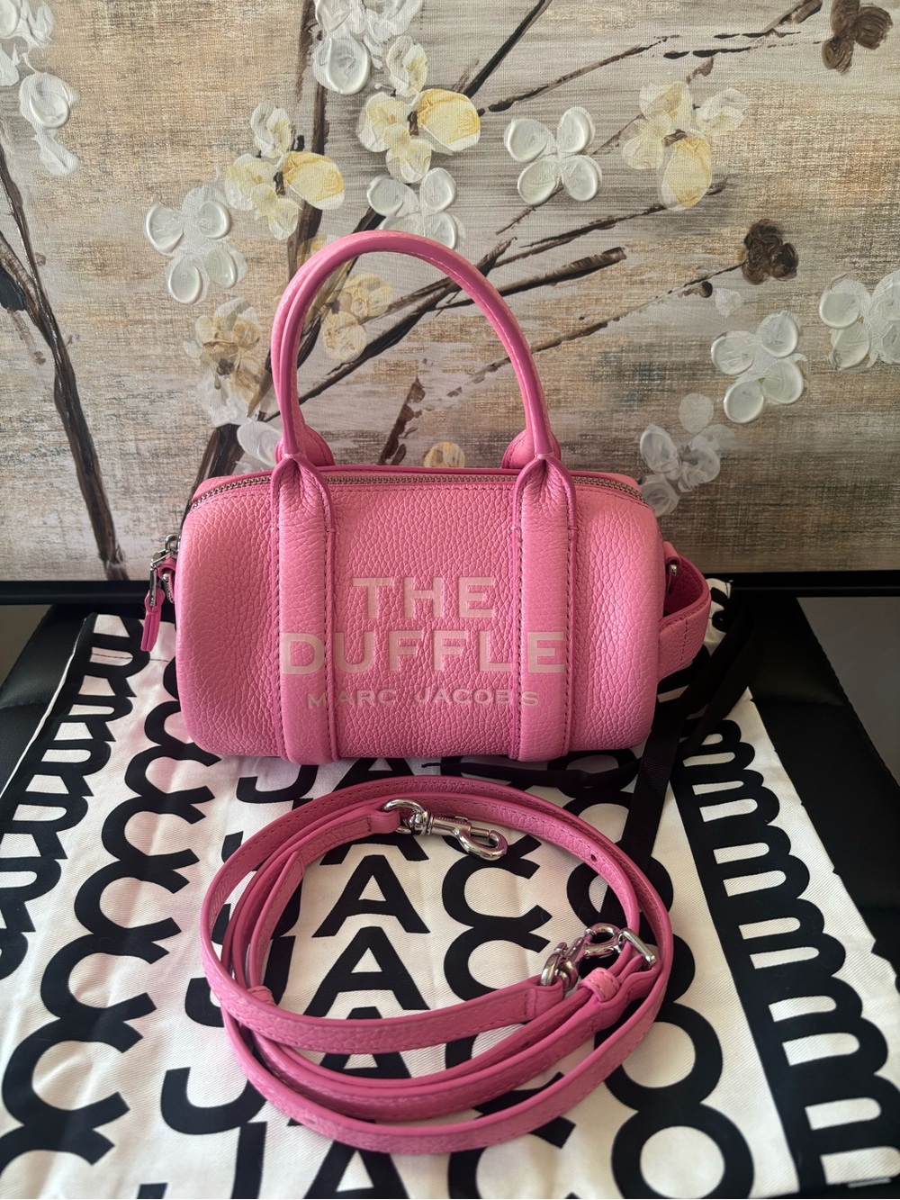 Marc Jacobs Pink The Duffle Mini Leather Satchel - Picture 2 of 14